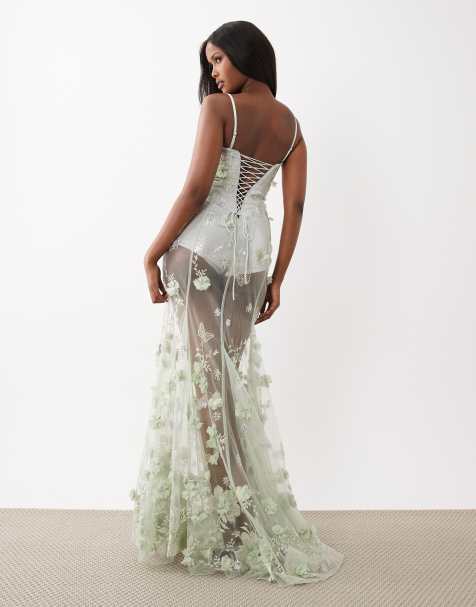 black and green velvet dress Mint Embellished Flare Dresses | dresses online | party dresses, occasion  dresses – Dressesonline.ie