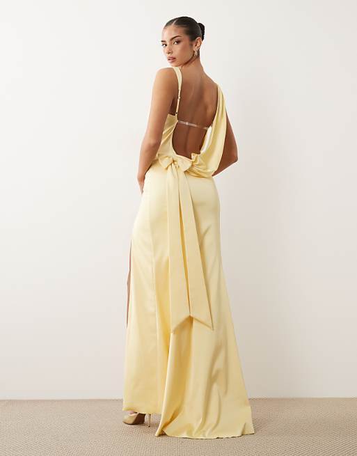 oh polly yellow dress Amaria Sweetheart-Neck Micro Mini in Pastel the Nerine mini dress is a forever classic elevated with the prettiest print Yellow floral oh polly dress