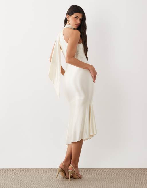 oh polly satin midi dress Midi Dress Pink Satin Oh Polly Dress Midi Cowl Neck Satin Dress Natalie  Satin Cowl Neck