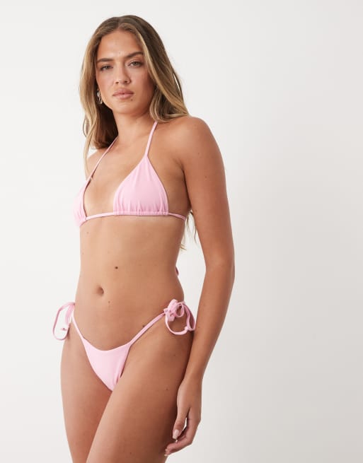 Oh Polly bikini set in candyfloss pink, 3 of 3