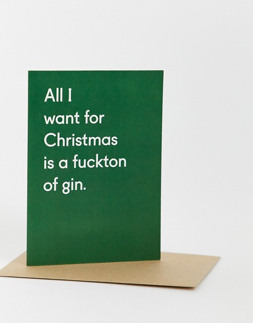 Ohh Deer all I want for christmas card