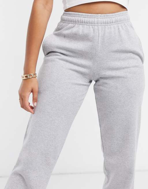 Ok Girl high waisted joggers co-ord in grey marl