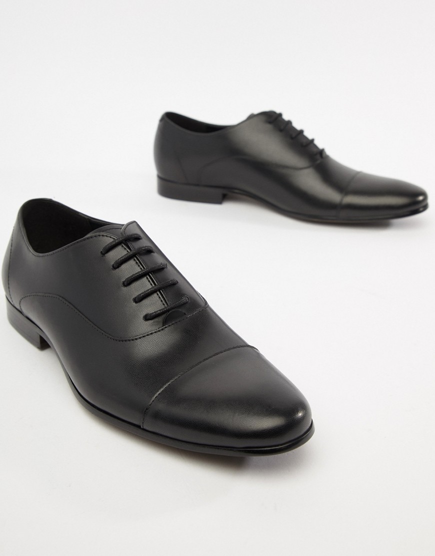 фото Оксфордские туфли из черной кожи office flounder-черный