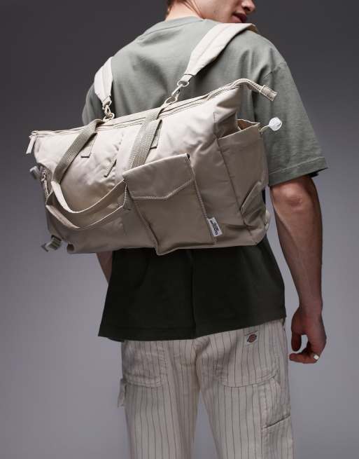 OLEND - Calypso - Borsa multiwear color sabbia con tasche e scomparto per laptop