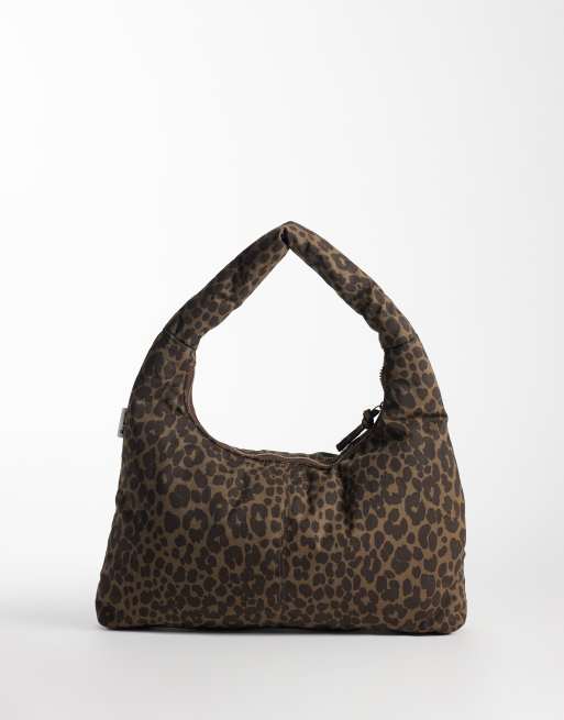 ÖLEND - Nico - Skuldertaske med leopardprint i nylon, 4 af 4