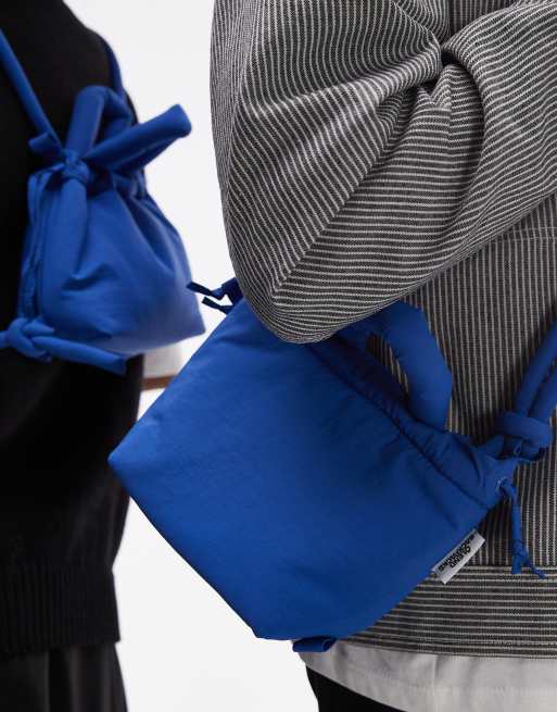 Olend Ona micro soft nylon multiwear crossbody bag in cobalt