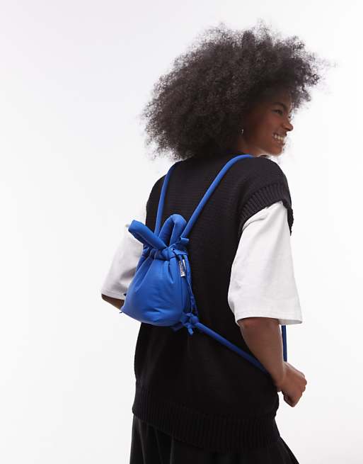 Olend Ona micro soft nylon multiwear crossbody bag in cobalt Olend Ona micro soft nylon multiwear crossbody bag in cobalt