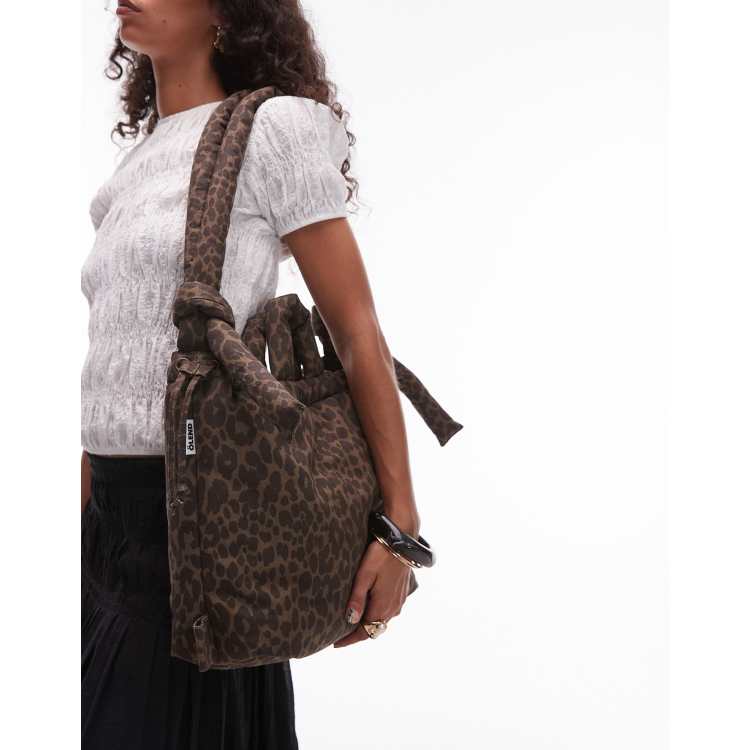 OLEND Ona soft nylon multiwear crossbody bag in leopard print | ASOS