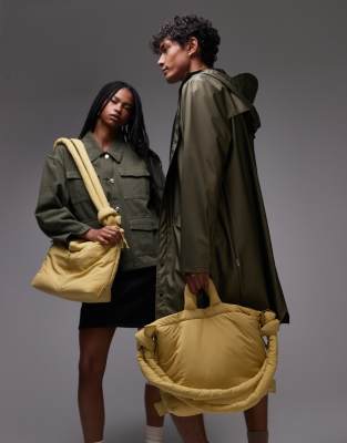 Olend OLEND Ona soft nylon multiwear crossbody bag in lime-Yellow