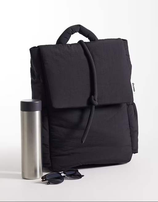 OLEND padded holden backpack in black | ASOS