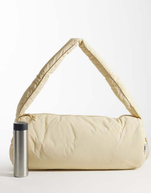 OLEND - Puffy - Sac porté épaule en nylon - Jaune, 2 de 4