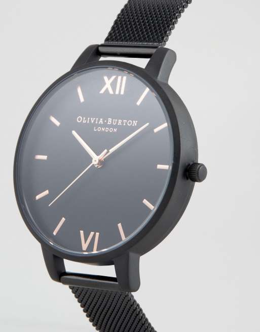 Olivia burton after 2024 dark mesh watch