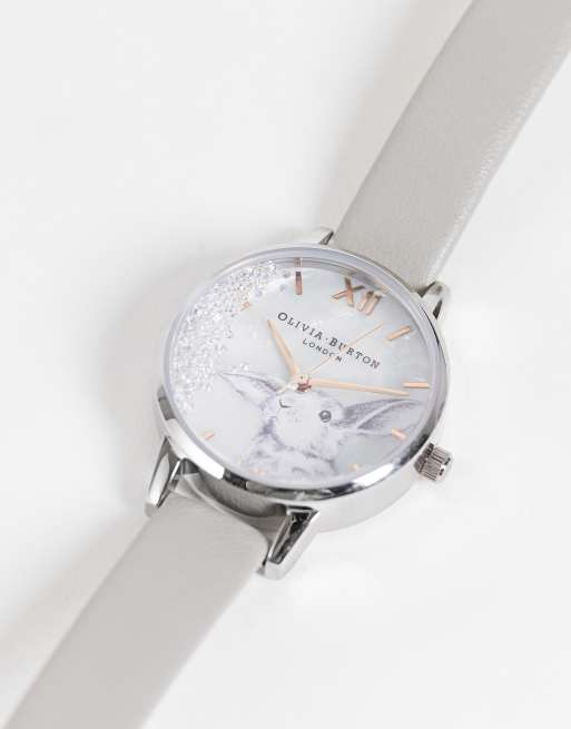 Olivia Burton – Armbanduhr in Roségold und Silber mit Hasen-Zifferblatt, 4 von 4