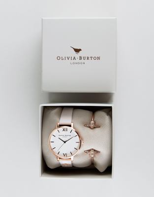 olivia burton watch and bracelet set