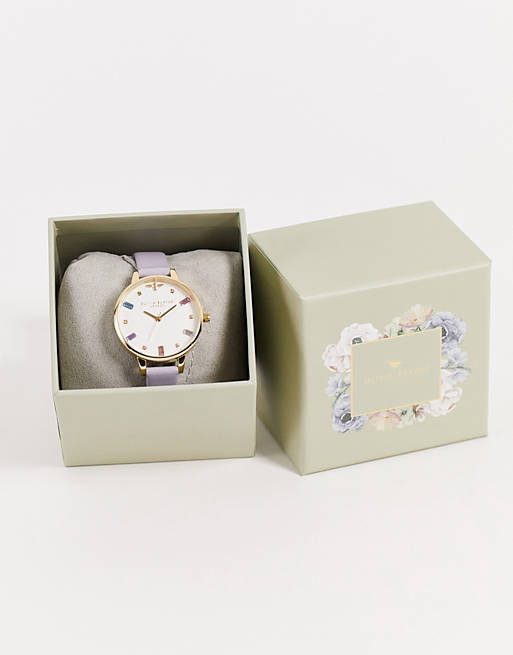 Olivia Burton bee watch with colourful details