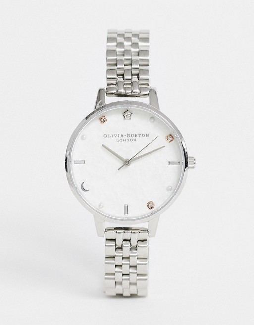 Olivia Burton Celestial bracelet watch in silver