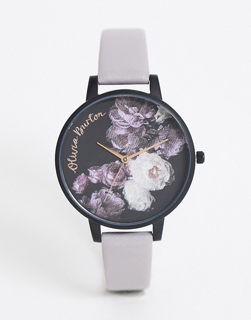 Olivia Burton Fine Art leather watch