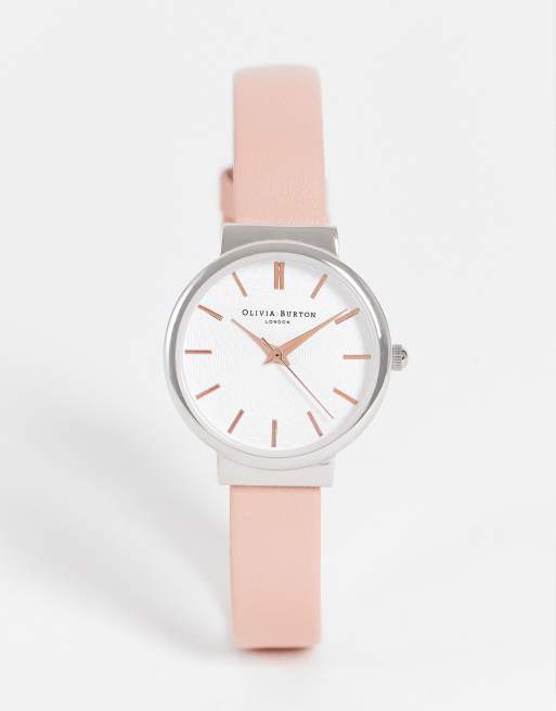 Olivia Burton - Hackney - Horloge in roze met roségoud