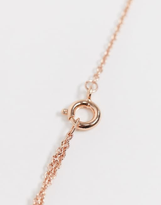 Olivia burton discount interlink necklace gold