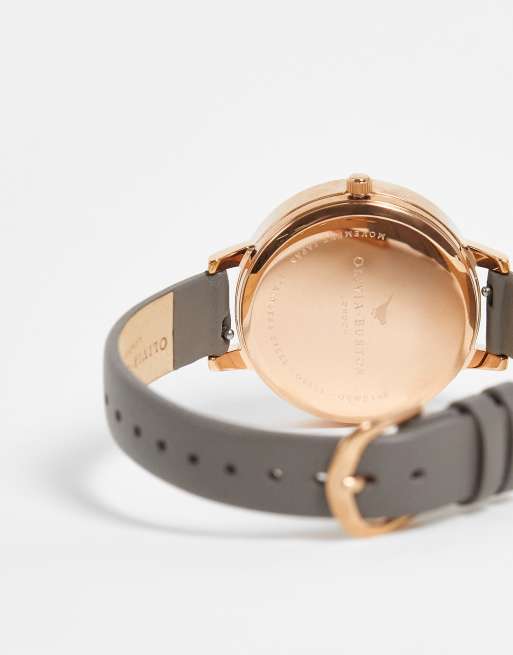 Olivia Burton London - 3D Bee - Gråt og rosaguldfarvet armbåndsur, 2 af 4