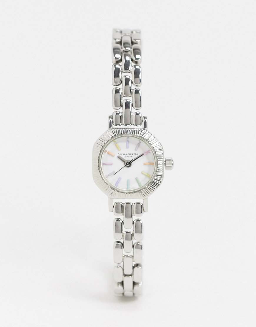 Olivia Burton mini bracelet watch in silver
