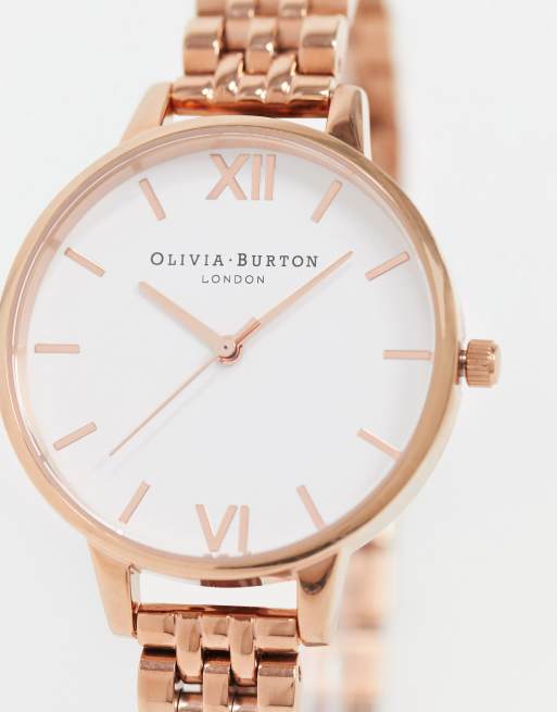 Olivia burton rose gold hotsell