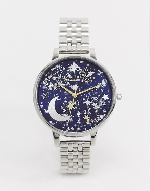Olivia Burton OB16GD64 Celestial bracelet watch in silver