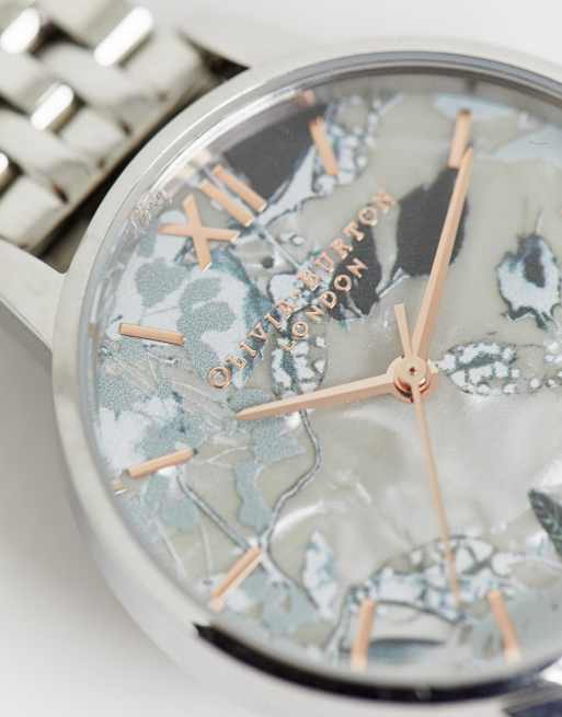 Olivia burton abstract outlet florals watch