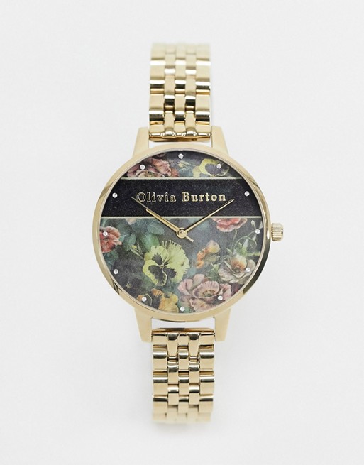 Olivia Burton OB16VS01 Varsity bracelet watch in gold