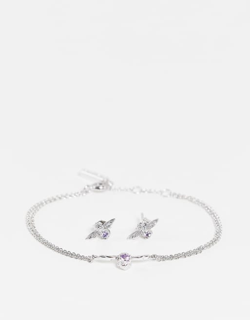 Olivia burton clearance bee bracelet silver