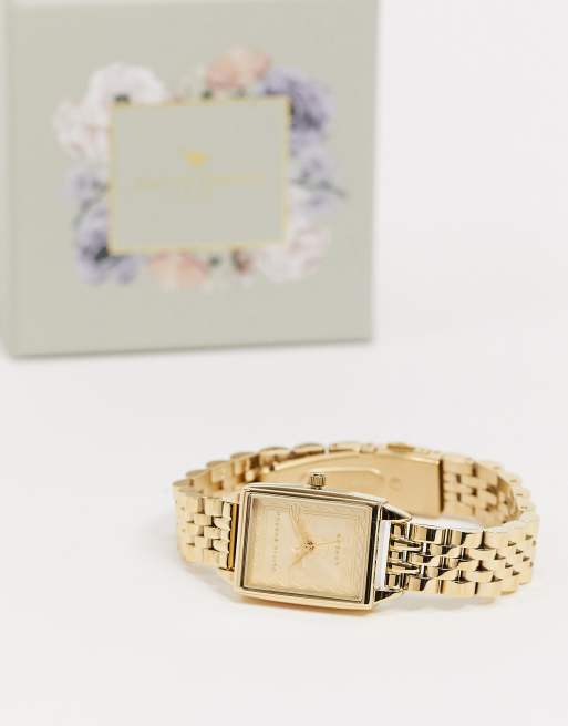 Olivia burton discount square dial watch