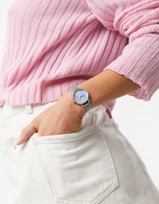 Olivia Burton under the sea silver bracelet watch ASOS