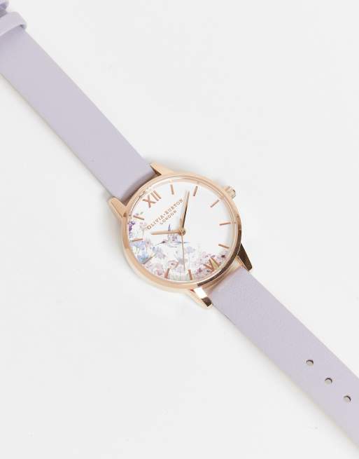 Olivia burton purple discount watch