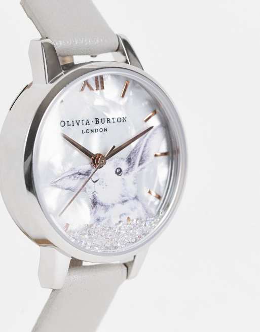 Olivia Burton – Zegarek z króliczkiem w kolorze różowego złota i srebrnym