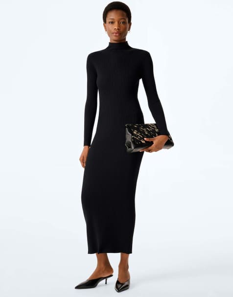 Omnes Albie knit dress in black