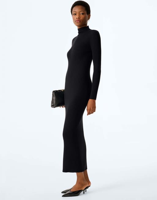 Omnes Albie knit dress in black, 2 of 3