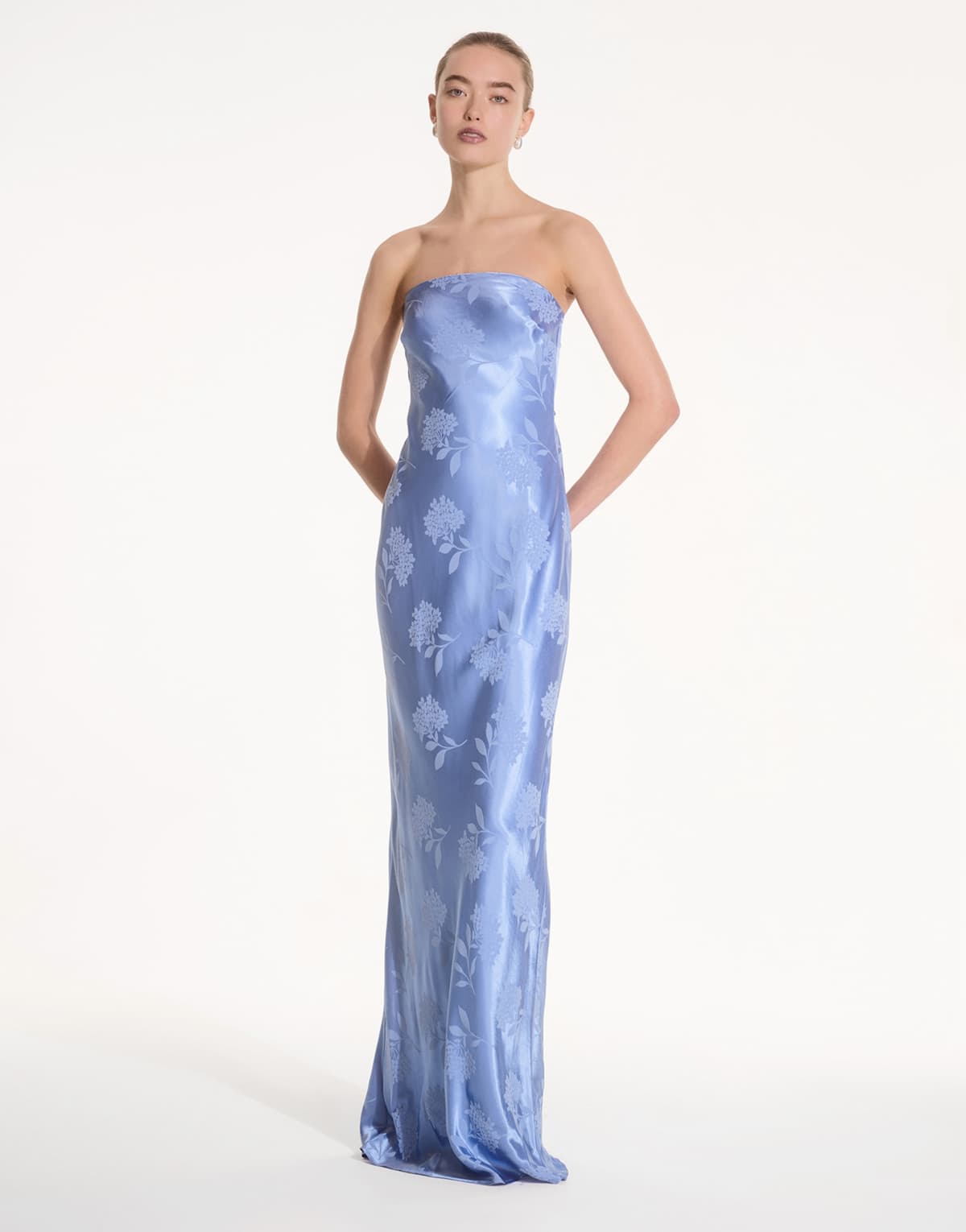 Omnes Amdra Bridesmaid Dress in blue
