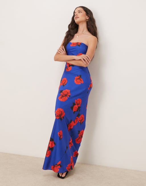 OMNES Amdra Dress in cobalt