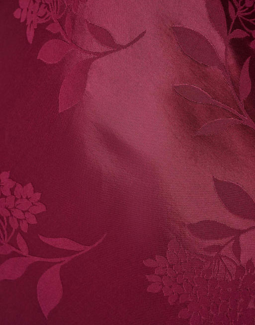 Omnes Ava dress in deep wine, 3 of 6