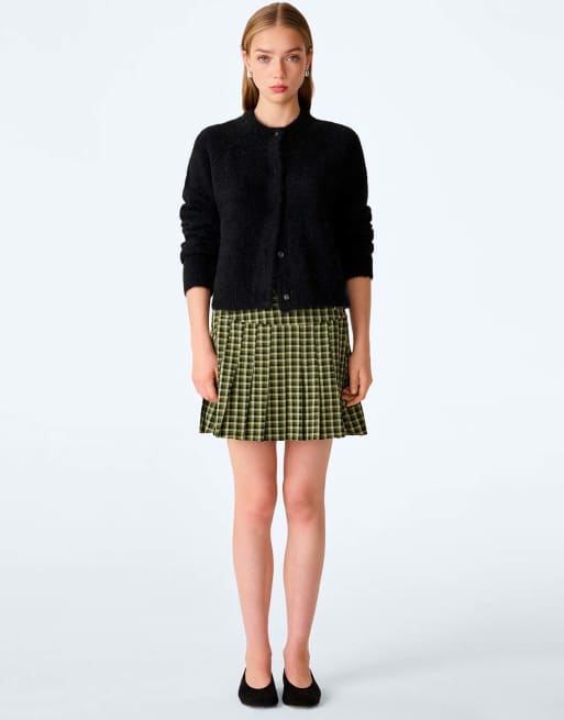Omnes Beatrix mini kilt in green check, 2 of 4