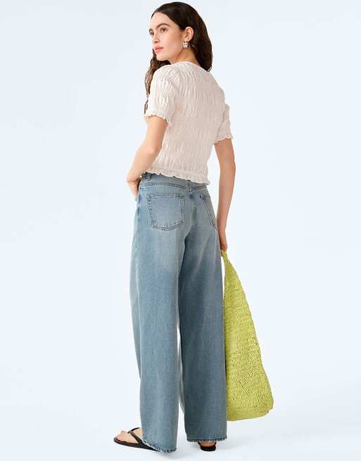 Omnes burke cropped cotton top in white in white, 5 of 6