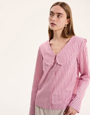 Omnes Caitlin Blouse In Pink