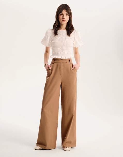 OMNES Clarice Trouser in beige - view 1
