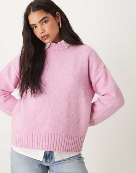 OMNES Clementine Crew Neck Jumper in Pink - view 1