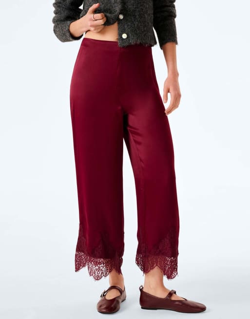 Omnes Cortez trousers in deep wine, 3 of 7