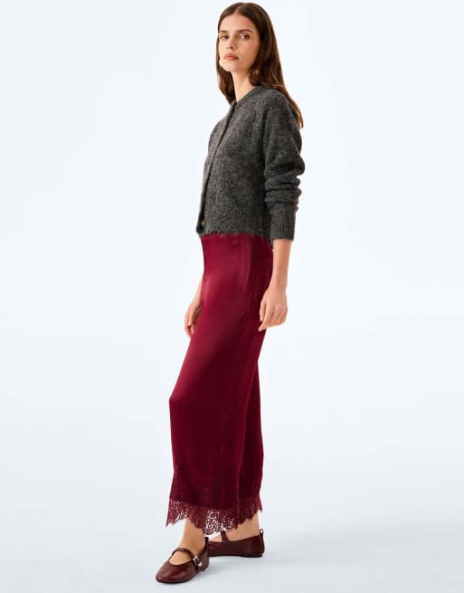Omnes Cortez trousers in deep wine, 5 of 7
