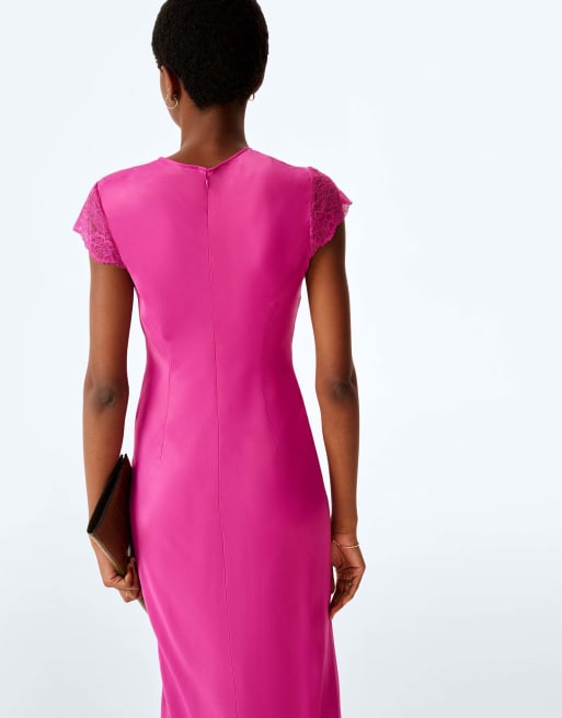 Omnes Dante dress in magenta, 4 of 4