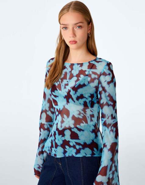 Omnes Denver top in wall paper floral