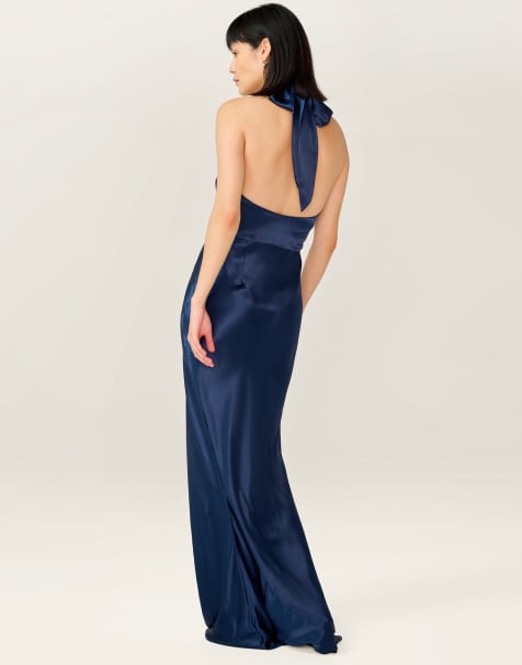 princess polly baby blue dress Blue satin dress