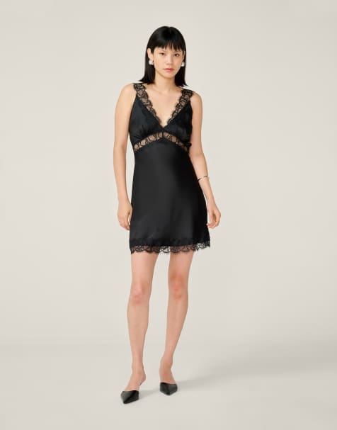 Omnes Dresses darlia mini dress in black - view 1